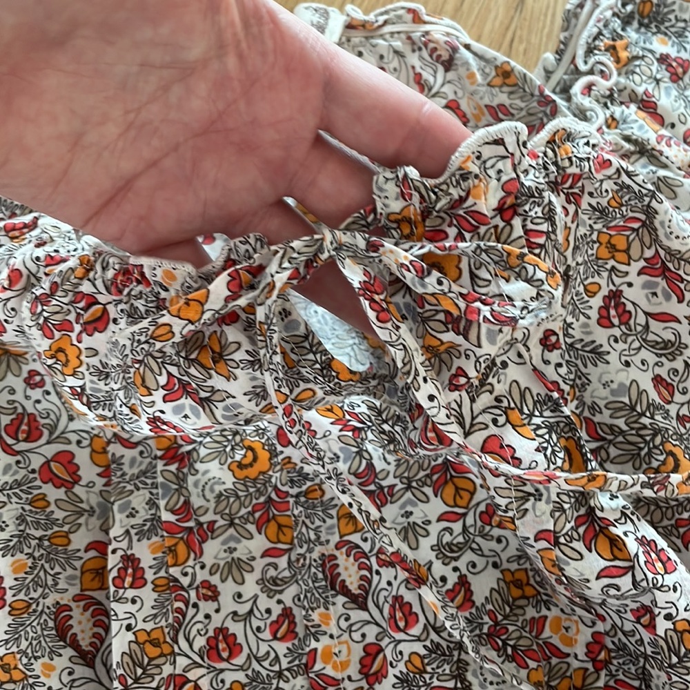 100% Cotton Peasant Top Y2K